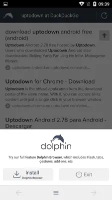 Dolphin Zero Incognito Browser android App screenshot 0