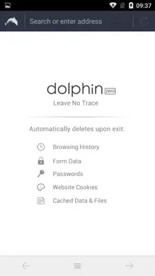 Dolphin Zero Incognito Browser android App screenshot 6